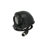 Telecamera professionale IP67 12/24 volt con infrarossi nera connettore a vite 4 pin