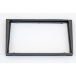 Mascherina doppio din Opel colore silver mat