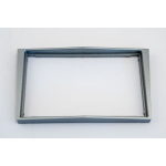 Mascherina doppio din Opel bianco perla