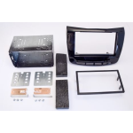 Kit doppio din Lancia Delta 2009> colore nero lucido per auto senza navigatore originale,Con navigatore occorre acquistare i 4 pulsanti servizi in concessionaria