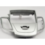 Mascherina doppio iso Ford Fiesta 2008 colore grigio(senza cupola)