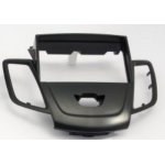 Mascherina doppio iso Ford Fiesta 2008 colore grigio scuro(senza cupola)