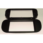 Mascherina doppio din Fiat 500,colore nero,senza bocchette dell'aria