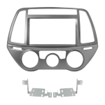 Mascherina DOPPIO DIN Hyundai I-20 2012> AUTO SENZA AUTORADIO D'ORIGINE