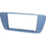 Mascherina doppio  din Seat Ibiza 2008> - colore grigio azzurro