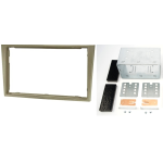 Kit doppio din Opel grigio lucido CON CESTELLO