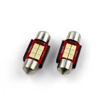 COPPIA LED 12/24 VOLT SILURO 31MM 6 SMD