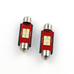 COPPIA LED 12/24 VOLT SILURO 39MM 6 SMD