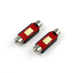 COPPIA LED 12/24 VOLT SILURO 42MM 6 SMD