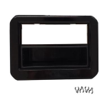 Mascherina 1 din per Suzuki JIMNY 2018 > nero lucido