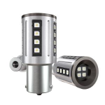 Coppia lampade a led FULL CAN BUS NO ERROR 12 volt BA15S -1156- P21W 24 led Osram alta luminosità 6000k