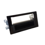 Mascherina 2 din per Toyota AYGO X 2022> nero lucido con cassettino portaoggetti