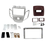 Kit doppio iso Ford Fiesta 2008 colore grigio con cupola rosso bordeaux