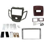 Kit doppio iso Ford Fiesta 2008 colore grigio metallizzato con cupola rossa