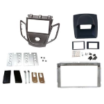 Kit doppio iso Ford Fiesta 2008 colore silver mat con cupola blu