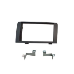 Mascherina doppio iso Fiat Idea - Lancia Musa 2005> colore antracite