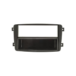 Mascherina doppio iso Mercedes C (W203) 2001>2004, Vito <2006, Viano 2003>2006, CLK 2003 con cassettino