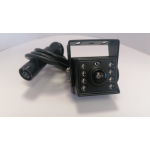 Telecamera professionale IP67 12/24 volt con infrarossi nera connettore a vite 4 pin