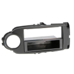 Mascherina doppio din Nera Toyota Yaris 2017> con cassetto