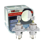 KIT LED PLUG AND PLAY 12 VOLT H4 - 28 WATT - 8000 LUMEN FARO PARABOLA E LENTICOLARE