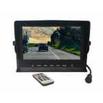 Monitor professionale  con DVR incorporato, 12/24 volt  10,1'', 4 ingressi  con connettori a vite