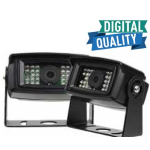 Telecamera digitale professionale IP67 12/24 volt con 28 infrarossi nera Wirelles