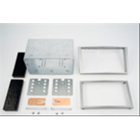 Kit doppio din Opel Corsa 06> silver