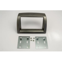 Kit doppio din Lancia Y 2007> colore silver