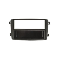 Mascherina doppio iso Mercedes C (W203) 2001>2004, Vito <2006, Viano 2003>2006, CLK 2003 con cassettino