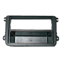 Mascherina doppio iso Seat, Volkswagen, Skoda con cassettino