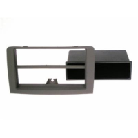 Mascherina doppio iso Fiat Idea - Lancia Musa 2005> cassettino- colore antracite
