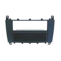 Mascherina doppio din Mercedes Clk(W209) 2004>,Slr(W171) con cassettino
