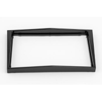 Mascherina doppio din Opel colore nero shiny