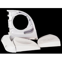 Tasche anteriori + griglie per Ap.165mm Fiat Punto 99 colore bianco