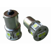 Led 12 volt BA15S 8 smd bianchi CAN BUS NO ERROR