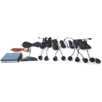 KIT PARKING SENSOR ANTERIORE/POSTERIORE CON DISPLAY, 8 MICRO SENSORI 18mm VERNICIABILI,INSTALLAZIONE DA ESTERNO