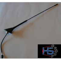 Antenna da tetto Fiat Panda 2003,inclinazione 60°,stelo 23 cm senza cavo