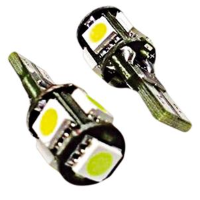 Led 12 volt T10 5 smd bianchi NO ERROR