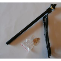 Antenna telescopica universale, stelo nero.