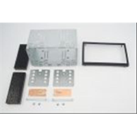 Kit fascia per fissaggio radio doppio iso- h 113 con cornice e ganci