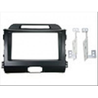 Kit doppio din Kia Sportage 2010> colore nero antracite