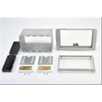 Kit doppio din Fiat Idea colore grey