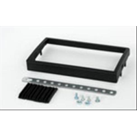 Kit doppio din SsangYong Actyon 2006> Black- solo per veicoli senza autoradio OEM (necessita di accessorio originale)