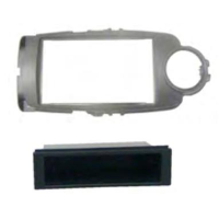 Mascherina doppio din Toyota Yaris 2011>2015 con cassetto