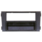 Mascherina doppio iso Audi A6 dal 2002 al 2006 con cassetto