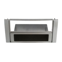 Mascherina doppio iso Ford Focus C-Max, S-Max, Focus II 2005>, Fiesta 2006>2008, Fusion 2006>, Transit, Galaxy 2007> - colore silver con cassettino