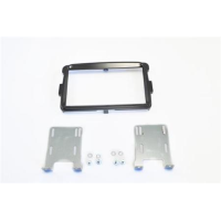 Mascherina doppio din Dacia lodgy 2012 -dokker 2012 - duster 2011- sandero 2013, Renault Capture, LOGAN COLORE NERO LUCIDA