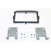 Mascherina doppio din Dacia lodgy 2012 -dokker 2012 - duster 2011- sandero 2013, Renault Capture, LOGAN COLORE GRIGIO SCURO