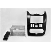 Mascherina doppio din Dacia Duster-logan-sandero 2006> marrone scuro
