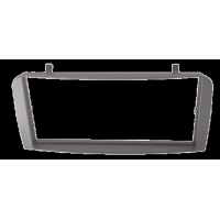 kit completo di fascia metallica doppio din +Mascherina silver Alfa 147 doppio iso